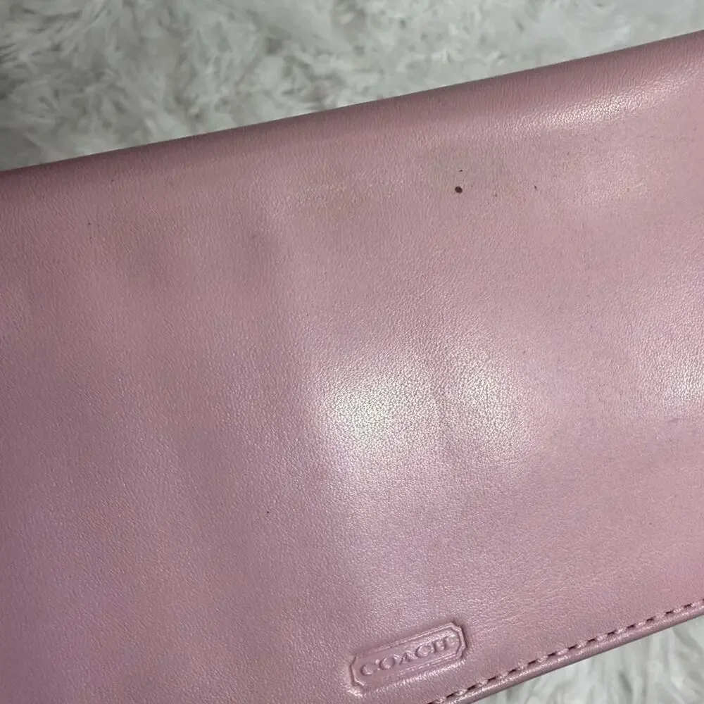 COACH y2k Lilac Checkbook
